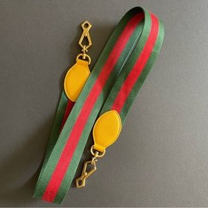 Authentic Gucci Red/Green Web Strap! Like New!